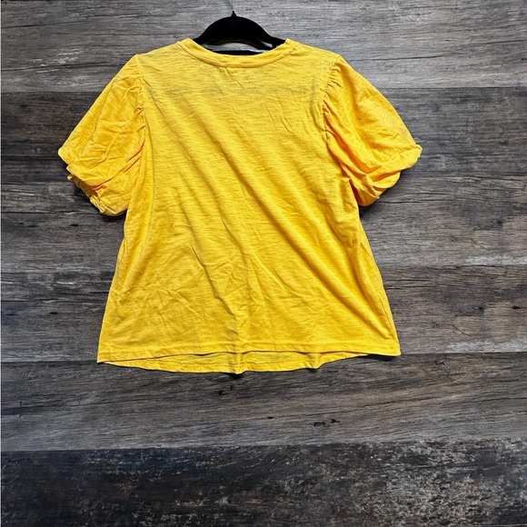 Time and Tru Yellow Maternity Blouse - Picture 2 of 7